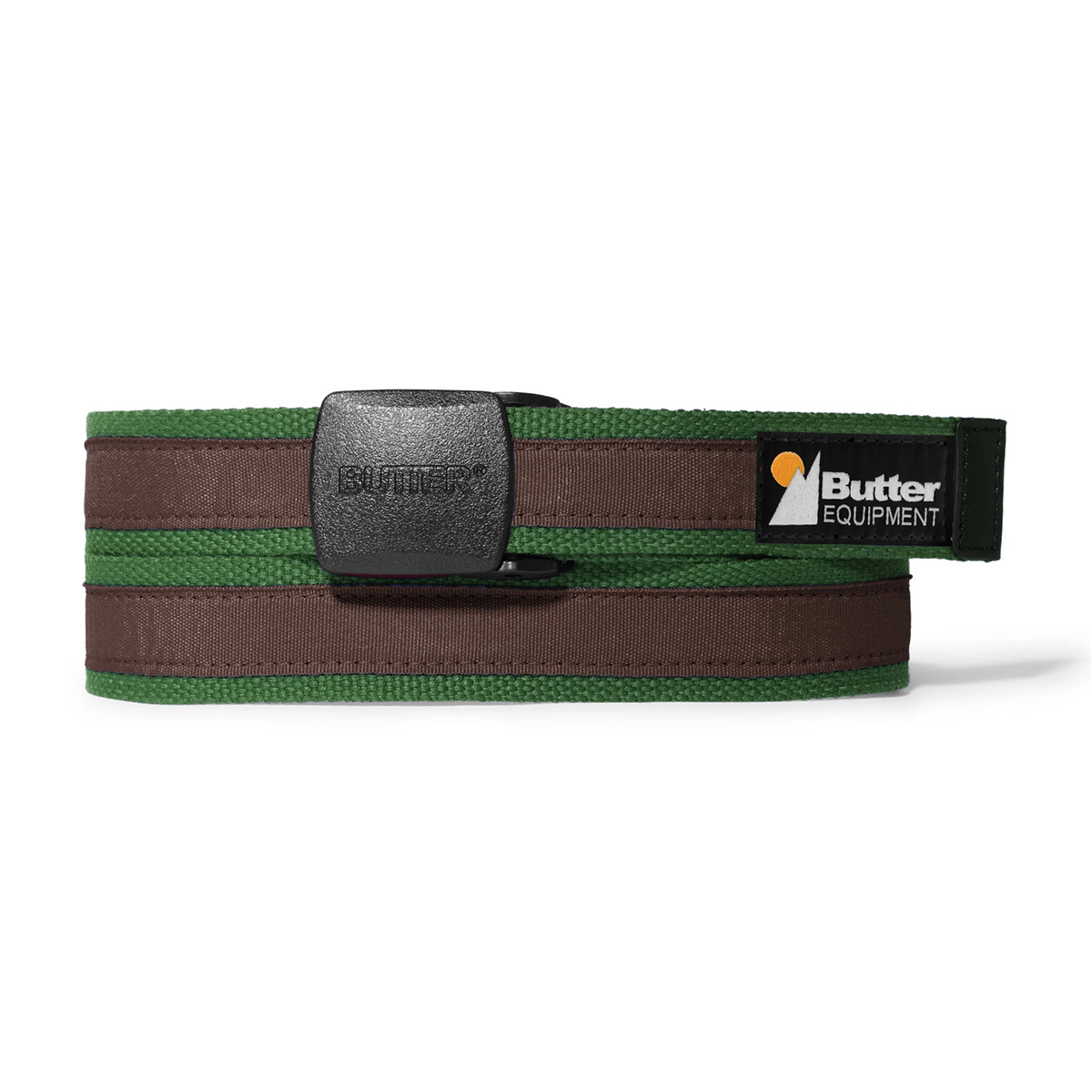 【BUTTER GOODS】 Logo Woven Belt, Safari Logo Woven Belt, Safari – Butter Goods USA